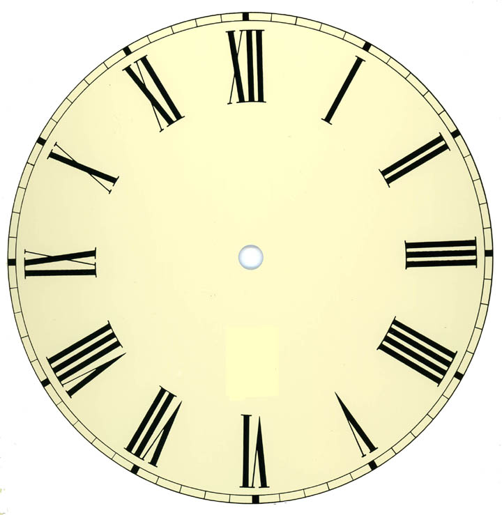 Blank Clock Face Template ClipArt Best