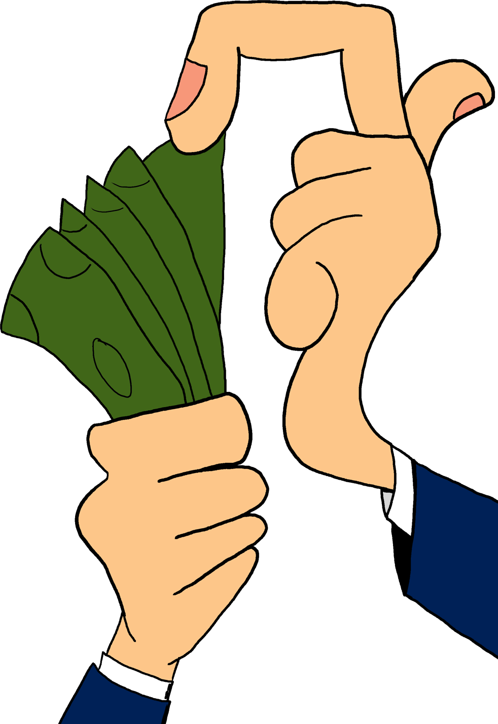 Man With Money Clipart Clipart Best