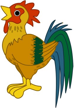 Rooster Clip Art Cartoon Free - Free Clipart Images