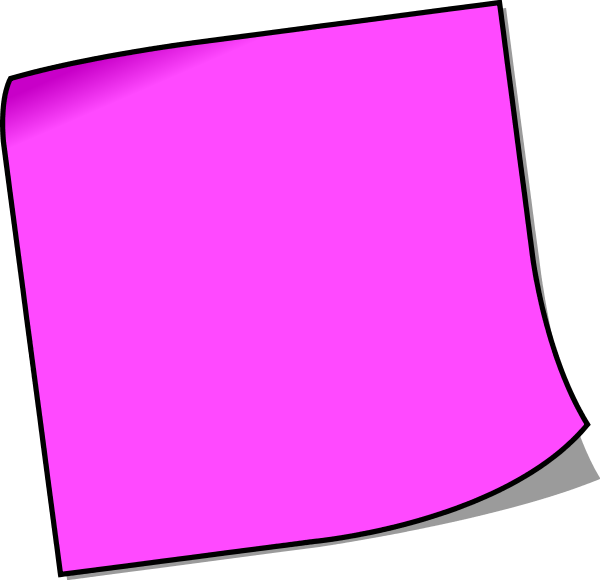 Sticky notes clipart