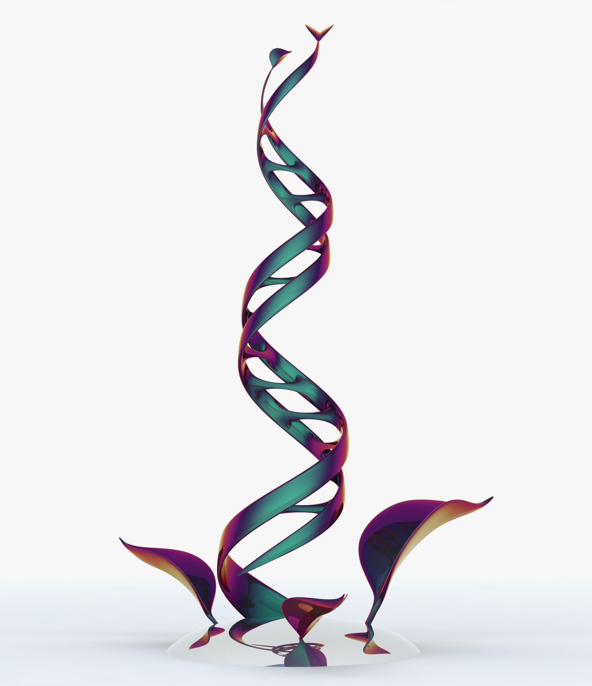 Ribbon of Life | DNA Sculpture - Contemporary Public Art - ClipArt ...