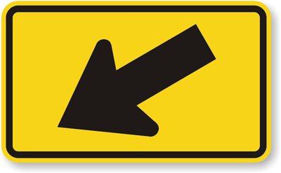 Arrow Directional Signs | MUTCD Arrow Signs