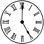 Clock Roman Numerals - ClipArt Best