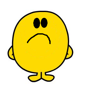 Man happy sad clipart