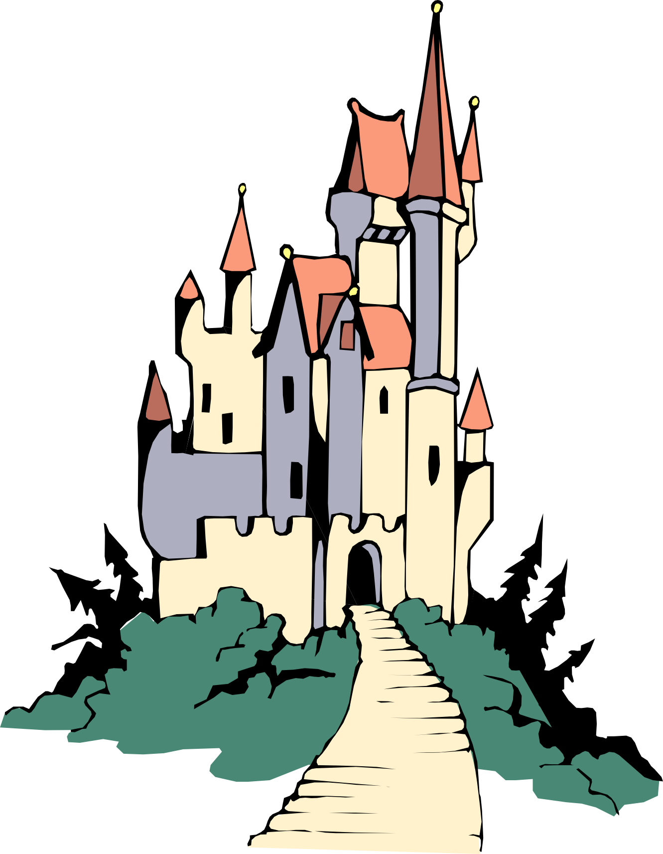 disney princess fairy tale castle