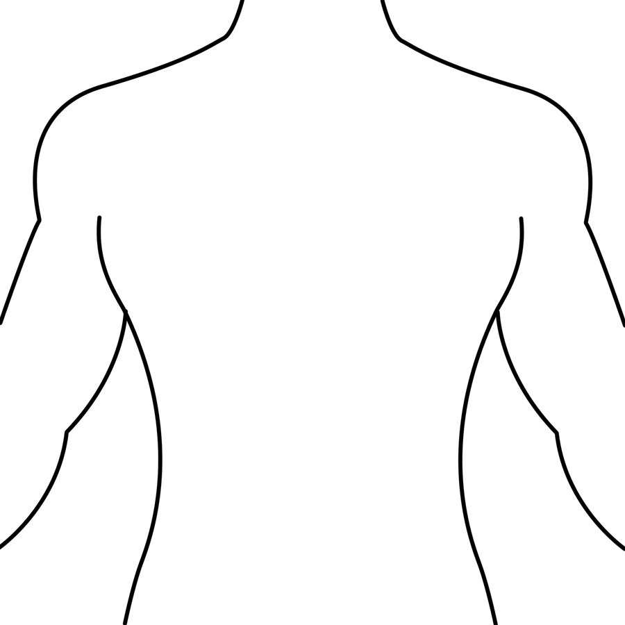 Human Body Outline Printable ClipArt Best