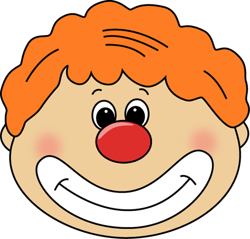 Clown Face Clip Art