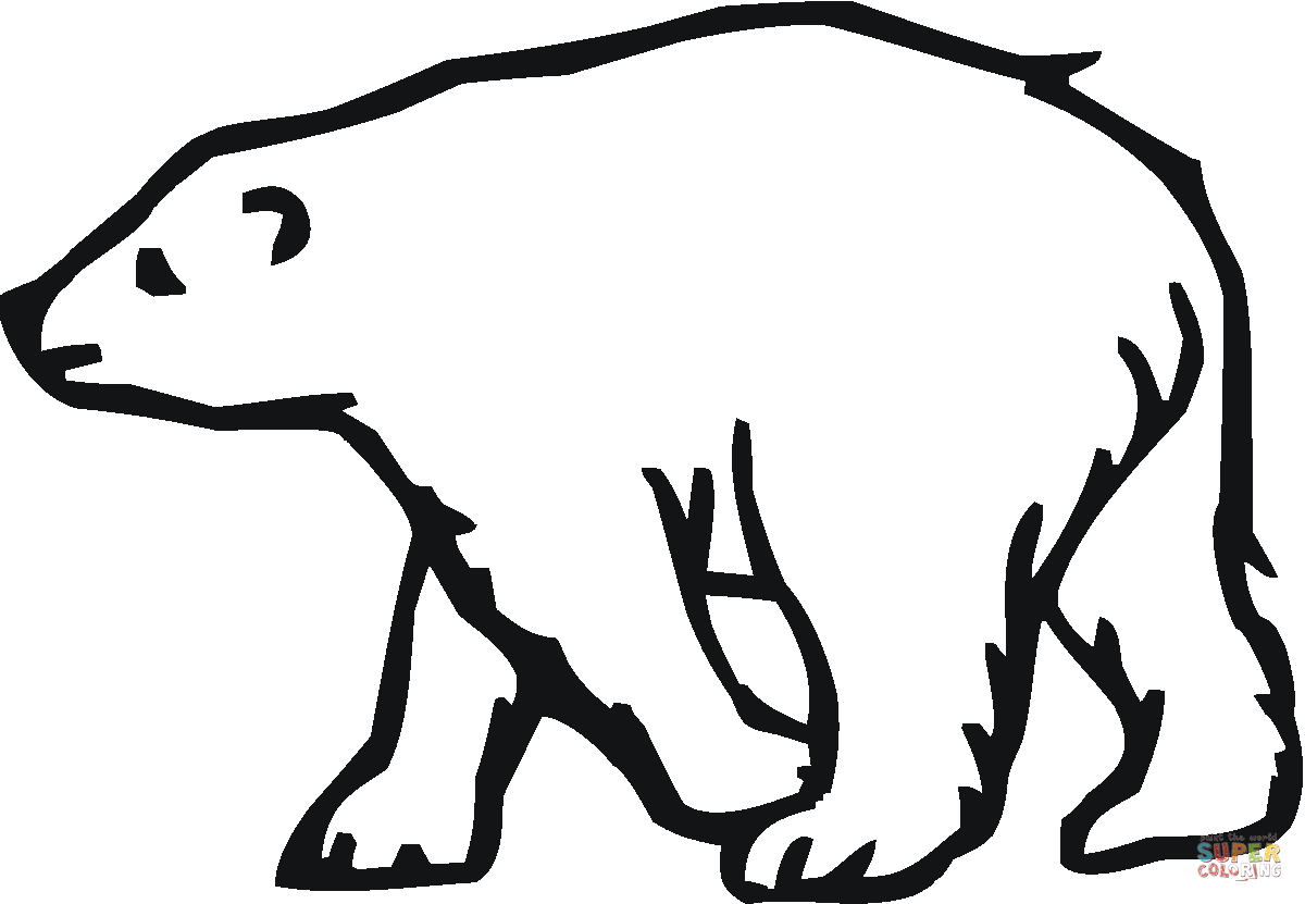 Polar Bear 20 coloring page | Free Printable Coloring Pages