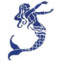 Seahorse and Mermaid stencils | Seahorses, Stencil and D…