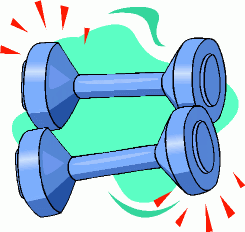 Dumbell Clip Art