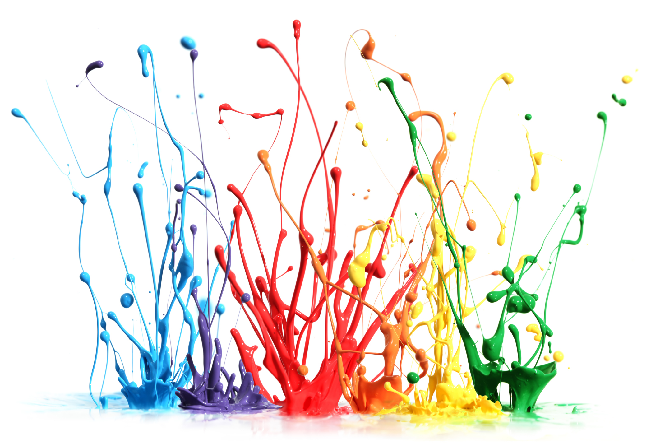 colorful splatter Colouring Pages (page 2)