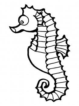 Pix For > Seahorse Printable