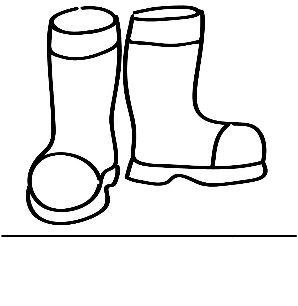 Boots Coloring ClipArt Best