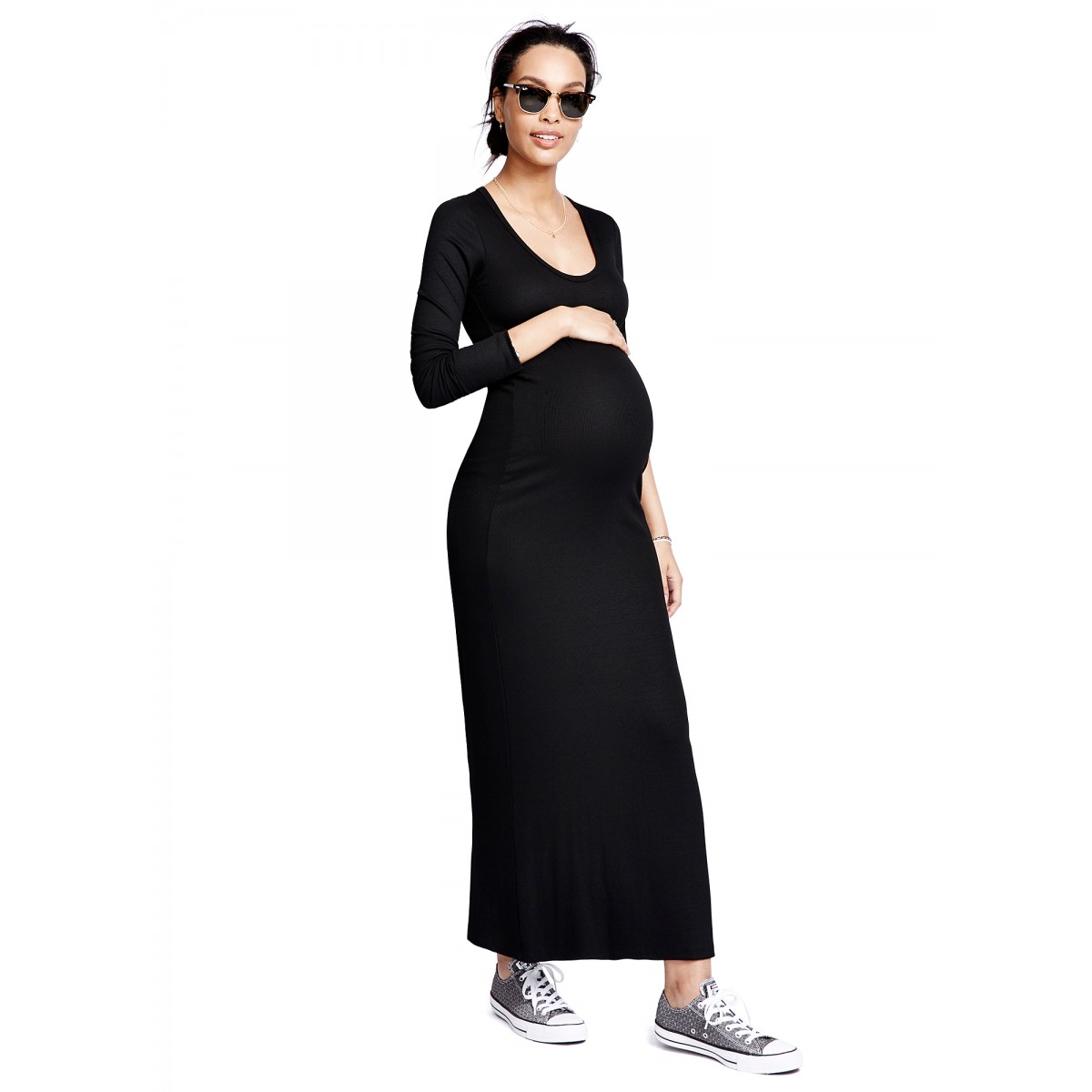 THE LONGSLEEVE BODY DRESS | Maternity Dresses | HATCH