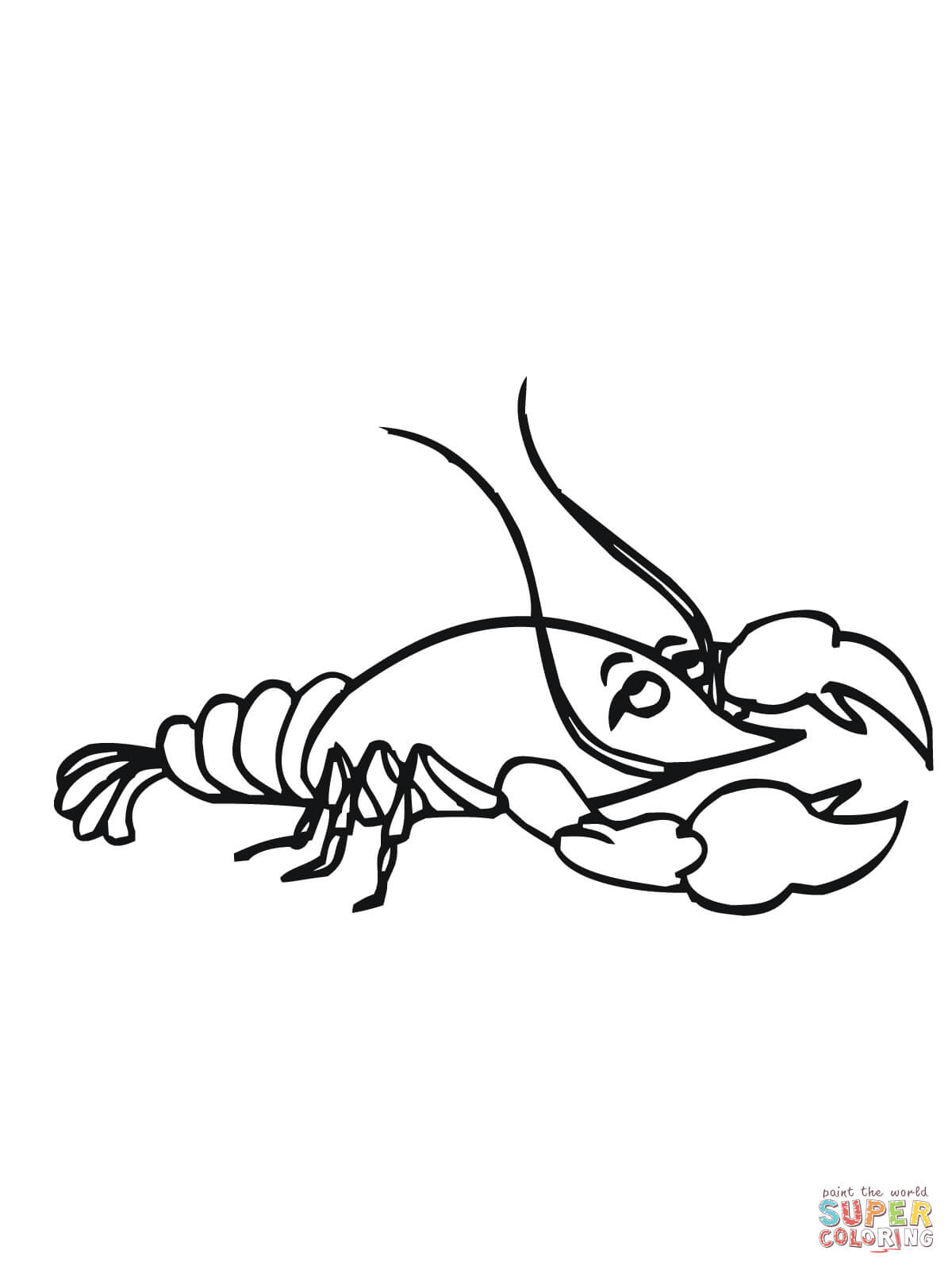 Crawfish coloring pages | Free Coloring Pages