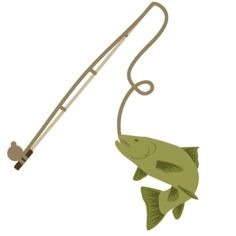 Clipart Fishing Pole - ClipArt Best