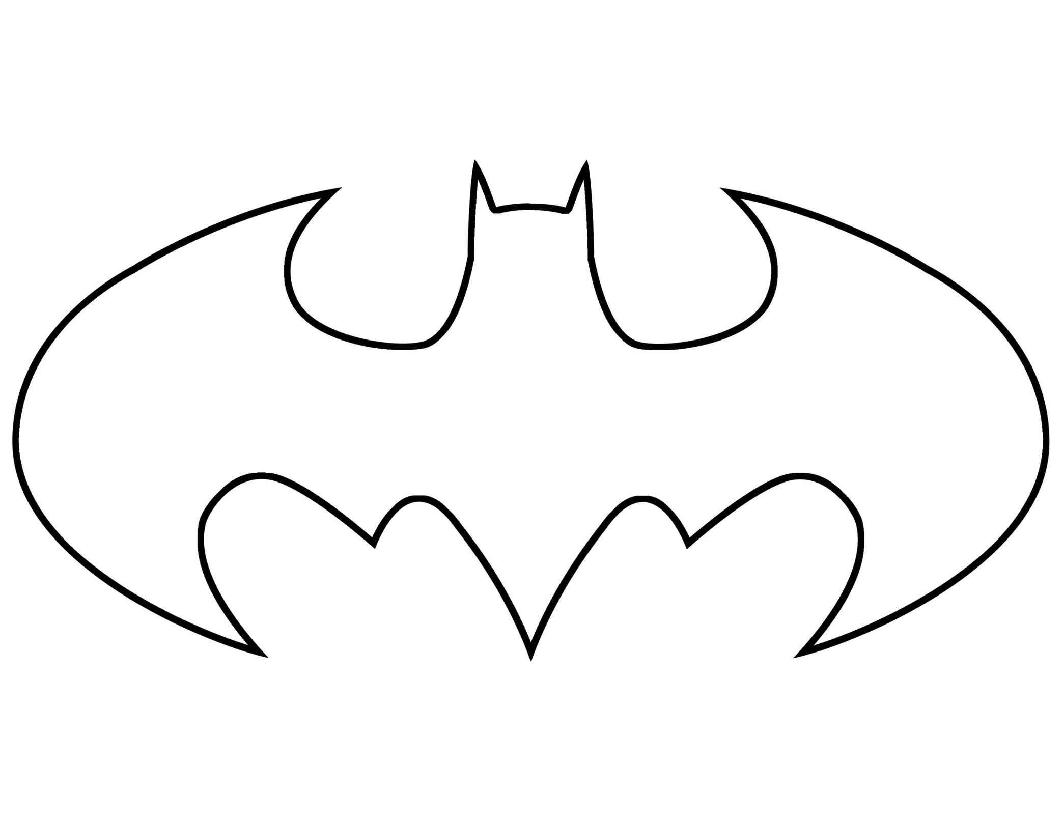 Printable Batman Logo Clipart - Free to use Clip Art Resource
