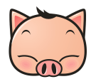 Cute big pig Smiley Faces, Smiley Icons, Emotions List, Buddy Icons