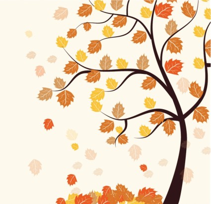 Autumn Tree Free vector in Adobe Illustrator ai ( .AI ...