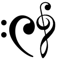 Treble Clef Heart Tattoo Designs - ClipArt Best