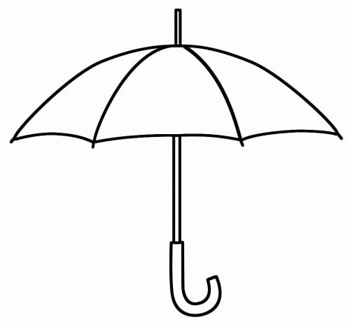 Umbrella Pictures to Color | Free coloring pages, free printable ...