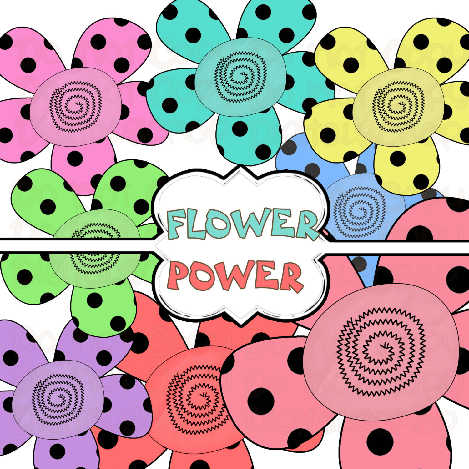 Digital Download Discoveries for RETRO FLOWER from EasyPeach.