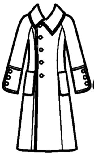 Rain Coat Long And Ready For Use In Coloring Pages - Winter ...