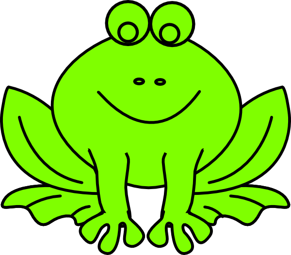 Green Frog Cartoon