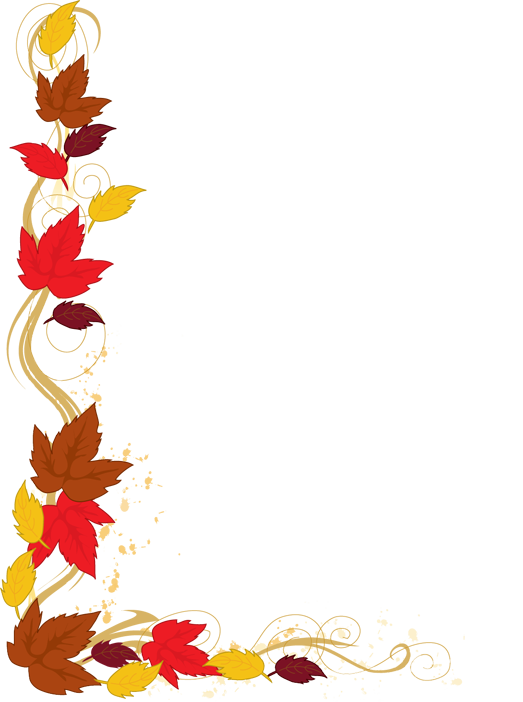 Free clip art thanksgiving borders