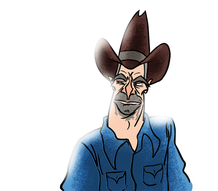 Cowboy Caricature - ClipArt Best