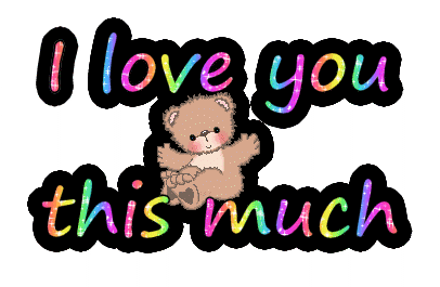 I love you glitter clipart - ClipartFox