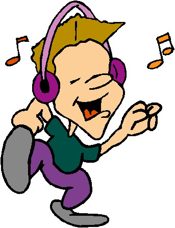 Clip Art Listening To Music