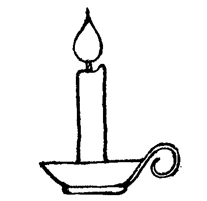 White Candle Clipart