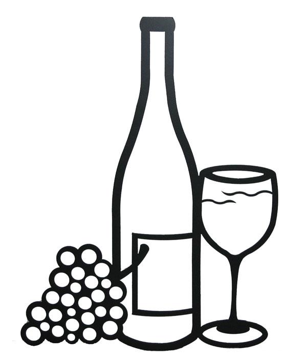36+ Wine Bottle And Grapes Clipart