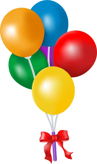 Balloons clip art pictures