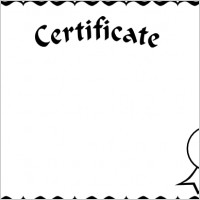 Clipart certificate borders