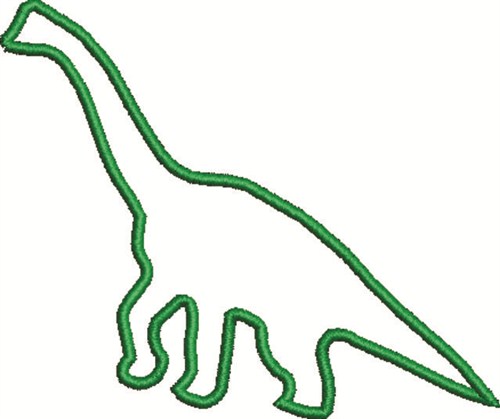 Free Dinosaur Outline Machine Embroidery - ClipArt Best