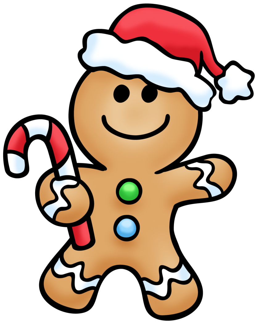 Gingerbread man clip art