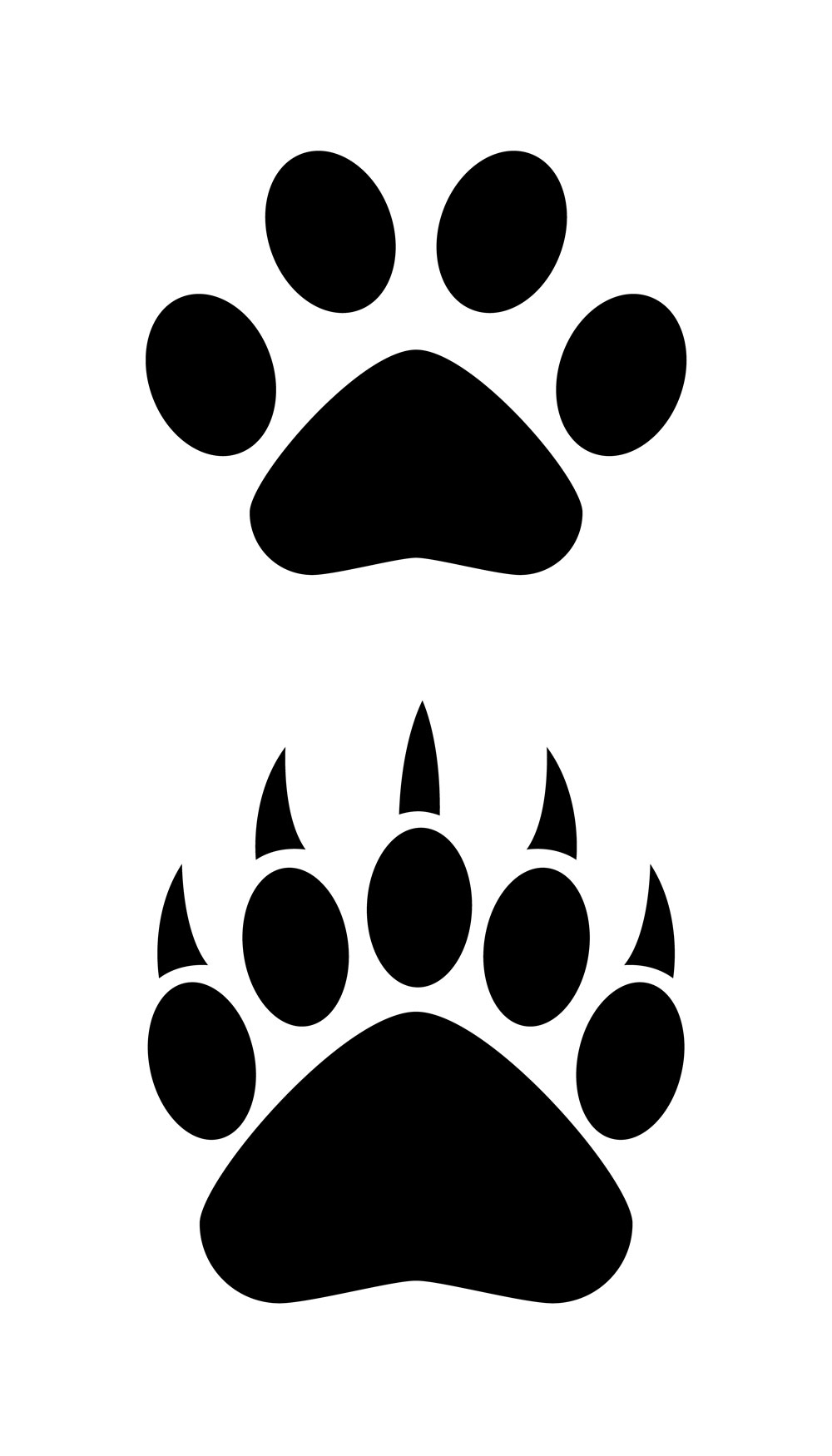 Image of Bear Claw Clipart #4277, Bear Paw Cartoon - Clipartoons