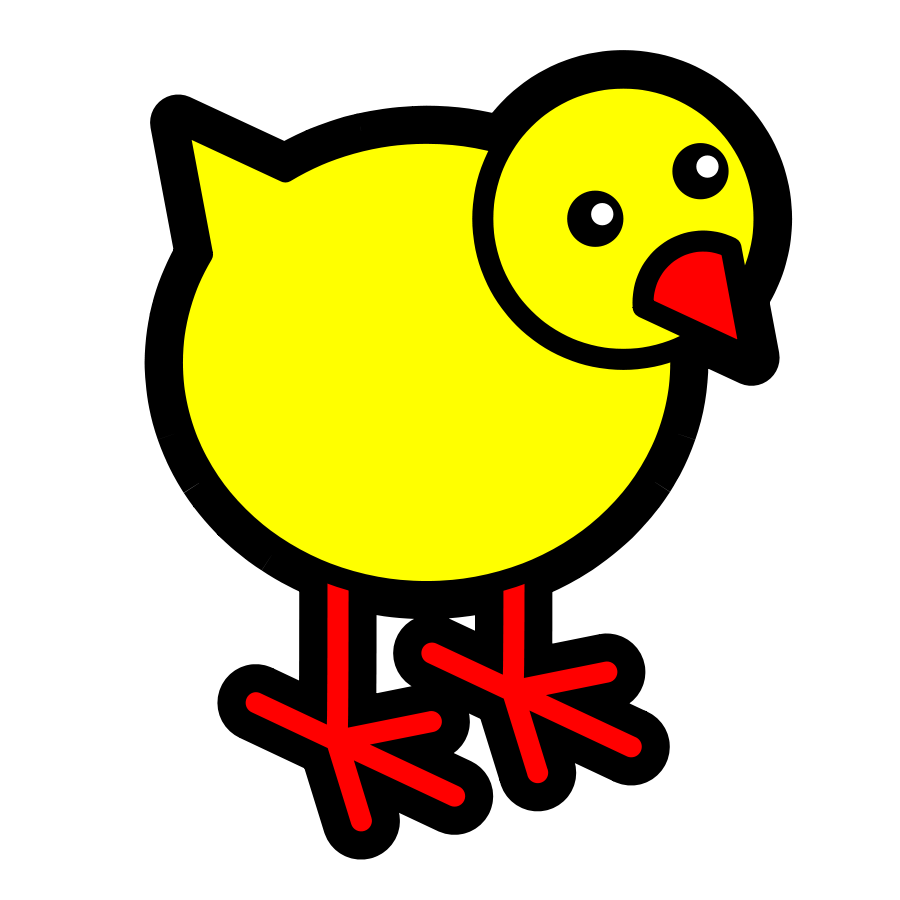 Chicken Icon SVG Vector file, vector clip art svg file