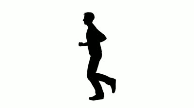 Silhouette Of Man Running | Free Download Clip Art | Free Clip Art ...