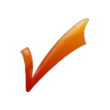 Checkmark Orange - ClipArt Best