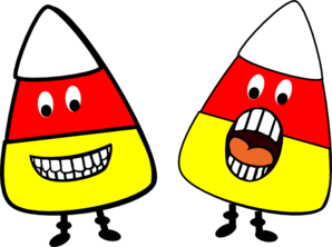 Candy Corn People Clip Art - vector clip art online ...