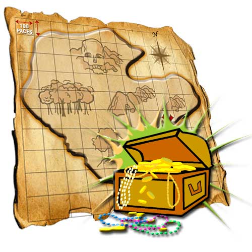 Treasure Hunt Map - ClipArt Best
