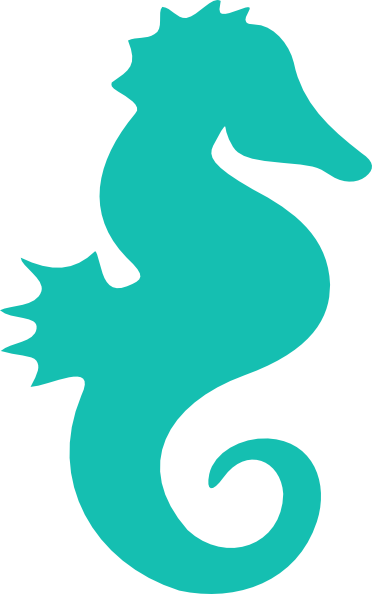 Seahorse clipart vector