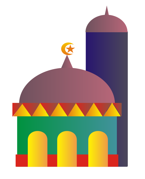 Islamic mosque clipart