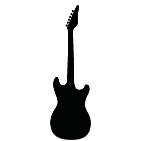 Guitar Silhouette | Silhouette of Guitar