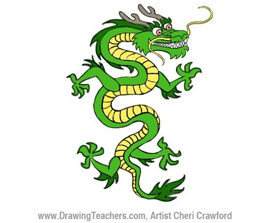 Chinese Dragon Drawing | Chinese ...