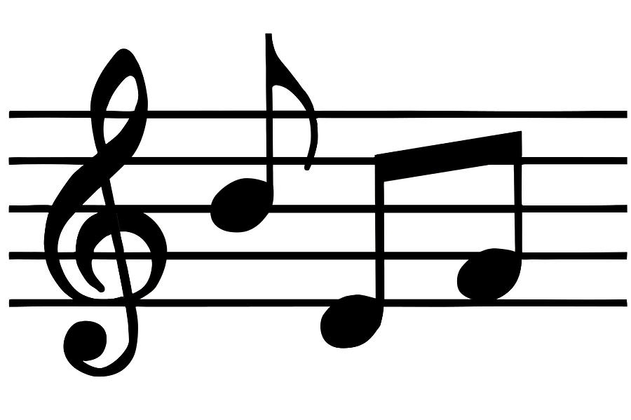 Music Notes Clipart White