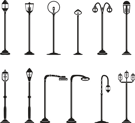 Street Light Clip Art, Vector Images & Illustrations